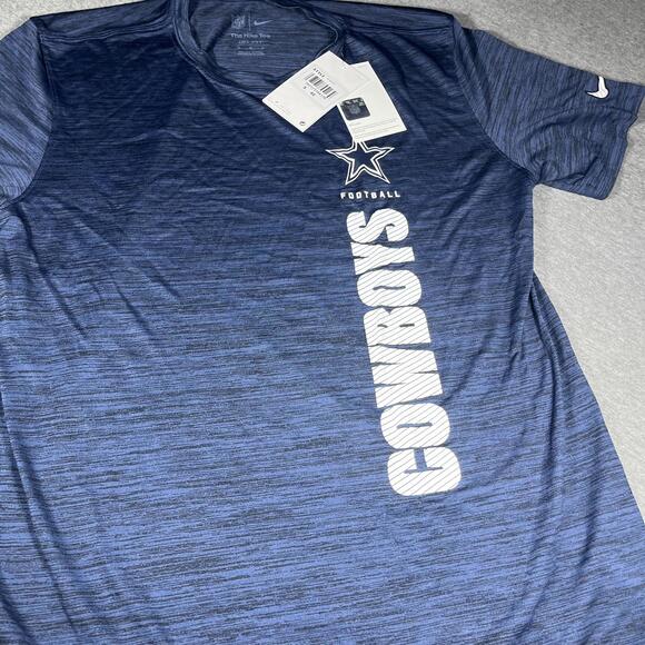 NWT Nike Dri Fit Men’s Medium Dallas Cowboys NFL Dri-Fit T-Shirt Sport Apparel - Picture 8 of 9